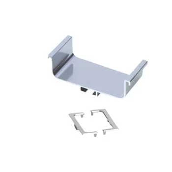 INOX FIXING ANGLE FOR C HANDLE PROFILE SQUARE INOX Model: J3.03.500