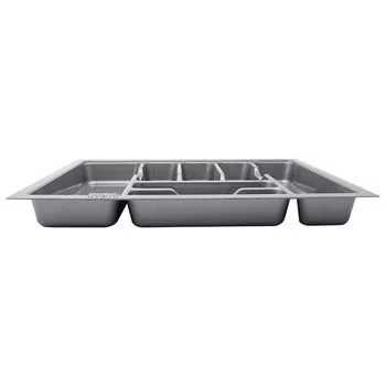 INOX CUTLERY TRAY 600MM - GRAY INOX Model: E1.02.102