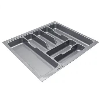 INOX CUTLERY TRAY 600MM - GRAY INOX Model: E1.02.102