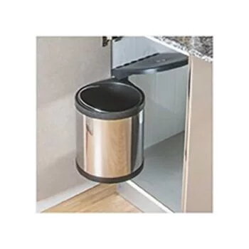 INOX AUTO LID WASTE BIN STAINLESS STEEL - SINGLE-12 LTR INOX Model: G1.01.201