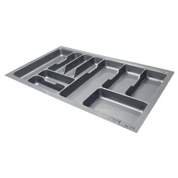 INOX CUTLERY TRAY 900MM - GRAY INOX Model: E1.02.103