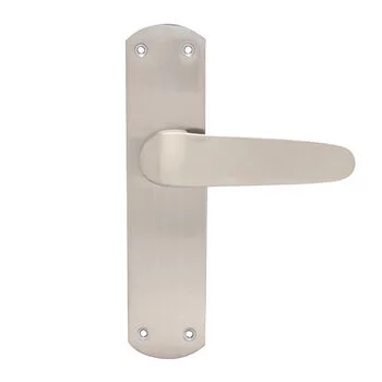 PLAZA SONIC BABY LATCH:- 8 SONIC MORTISE HANDLE + BABY LATCH IN STAINLESS STEEL FINISH LEVER HANDLES PLAZA Model: 4493