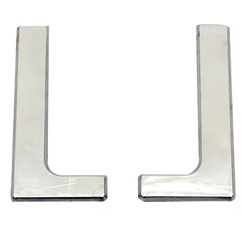 INOX END CAP FOR J PROFILE SQUARE, PVC INOX Model: J3.02.400