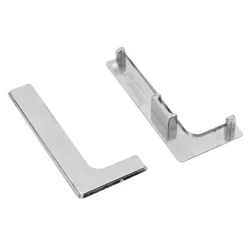 INOX END CAP FOR J PROFILE SQUARE, PVC INOX Model: J3.02.400