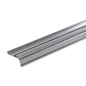 INOX ALUMINIUM HANDLE J-PROFILE SQUARE, BRIGHT CHROME INOX Model: J3.01.402