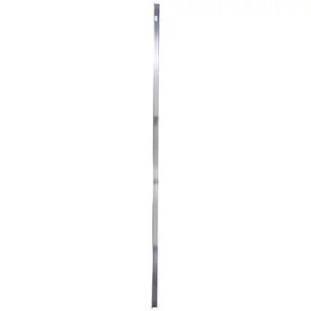 INOX ALUMINIUM HANDLE J-PROFILE SQUARE, BRIGHT CHROME INOX Model: J3.01.402