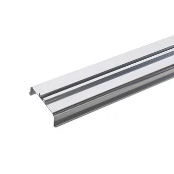 INOX ALUMINIUM HANDLE C-PROFILE SQUARE, BRIGHT CHROME INOX Model: J3.01.502