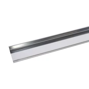 INOX ALUMINIUM HANDLE C-PROFILE SQUARE, BRIGHT CHROME INOX Model: J3.01.502