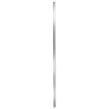 INOX ALUMINIUM HANDLE C-PROFILE SQUARE, BRIGHT CHROME INOX Model: J3.01.502