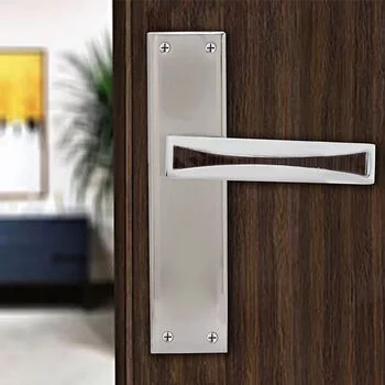 PLAZA NEXA BABY LATCH:- 8 NEXA MORTISE HANDLE + BABY LATCH IN STAINLESS STEEL FINISH LEVER HANDLES PLAZA Model: 7609