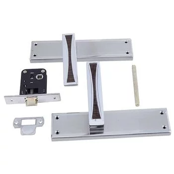 PLAZA NEXA BABY LATCH:- 8 NEXA MORTISE HANDLE + BABY LATCH IN STAINLESS STEEL FINISH LEVER HANDLES PLAZA Model: 7609