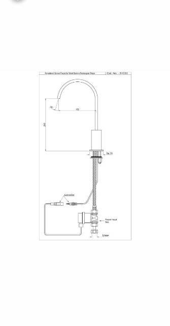 Sensor Faucet For Wash Basin | Model : SNR-CHR-51033