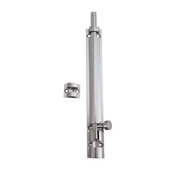 PLAZA 8 PRIME ALUMINIUM TOWER BOLT IN STAINLESS STEEL FINISH PLAZA Model: 6895