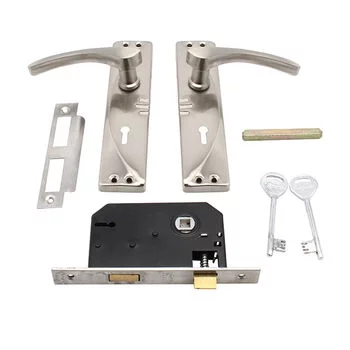 PLAZA NEO KY 7 NEO MORTISE HANDLE + LEVER LOCK IN STAINLESS STEEL FINISH LEVER HANDLES PLAZA Model: 8315