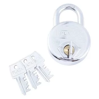 PLAZA G 20 : ATOOT PAD LOCK IN STAINLESS STEEL FINISH 67MM PLAZA Model: 5345