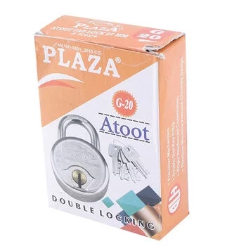 PLAZA G 20 : ATOOT PAD LOCK IN STAINLESS STEEL FINISH 67MM PLAZA Model: 5345