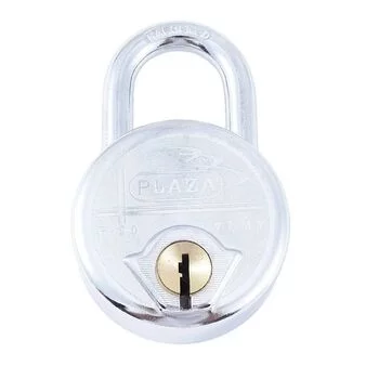 PLAZA G 20 ATOOT PAD LOCK IN STAINLESS STEEL FINISH 77MM PLAZA Model: 5346