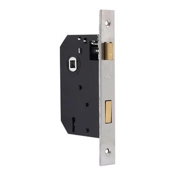 PLAZA STAR KY 7 STAR MORTISE HANDLE ON PLATE WITH LEVER LOCK IN STAINLESS STEEL FINISH LEVER HANDLES PLAZA Model: 8316