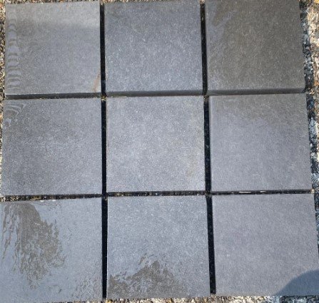 Grey Square Cobble Stone Paver Size: 100*100 Mm Thickness 50 Mm