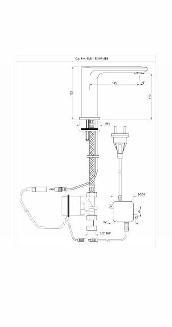 Opal Prime Sensor Faucet | Model : SNR-CHR-15019PMEB