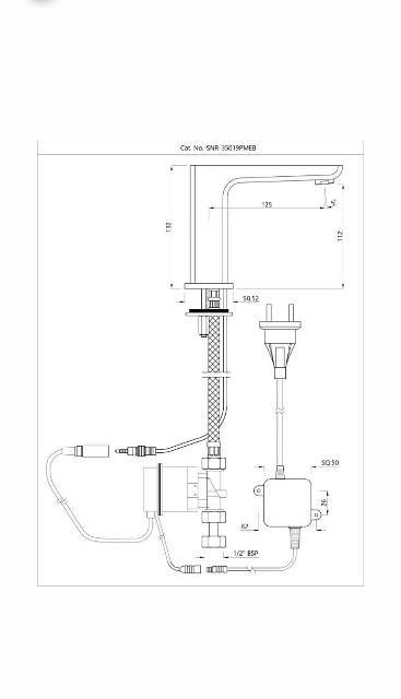 Kubix Prime Sensor Faucet | Model : SNR-CHR-35019PMEB