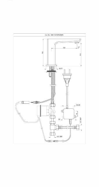 Kubix Prime Sensor Faucet | Model : SNR-CHR-35019PMEBPK