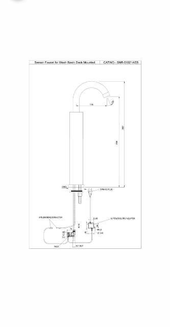 Sensor Faucet For Wash Basin | Model : SNR-CHR-51021AEB