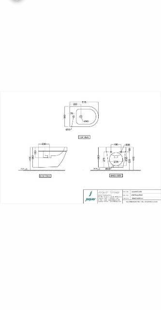 Wall Hung Bidet | Model : SLS-WHT-6153