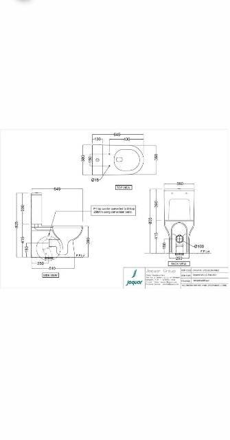 Rimless Bowl With Cistern | Model : OPS-WHT-15753NS250UFSMZ