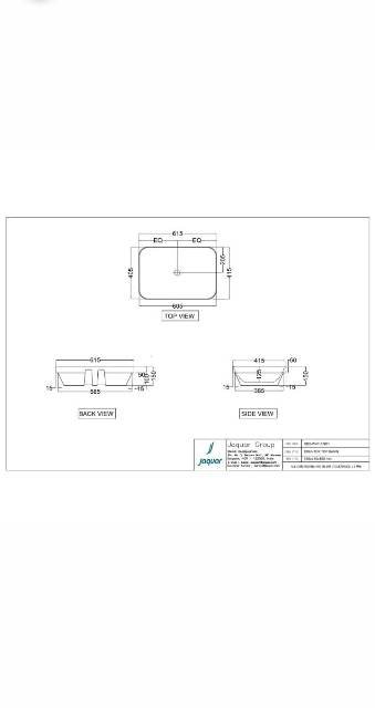 Counter Top Basin | Model : DRS-WHT-37601