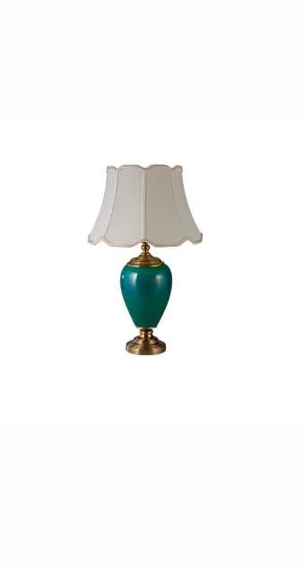 Green Ceramic Table Lamp | Model : JCN-GLD-TBL0017616T