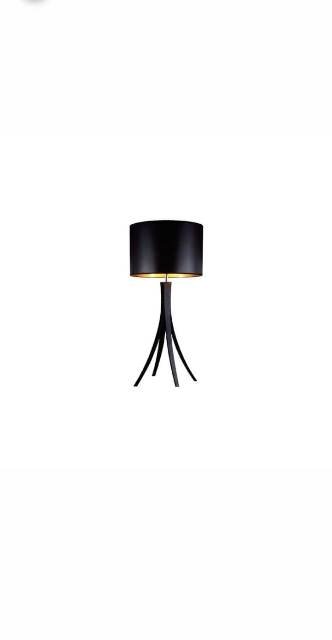 1 LT Leather Shade Table Lamp | Model : STL-BLK-TL1093T