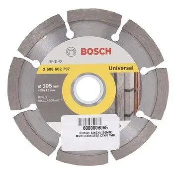 BOSCH 4" (100MM) MARBLE / CONCRETE CUTTING WHEEL BOSC8.60H | Model: 2.602.797