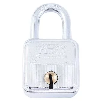 PLAZA G - 30 :- ATOOT PAD LOCK WITH 4 KAY IN STAINLESS STEEL FINISH 55MM PLAZA Model: 5103