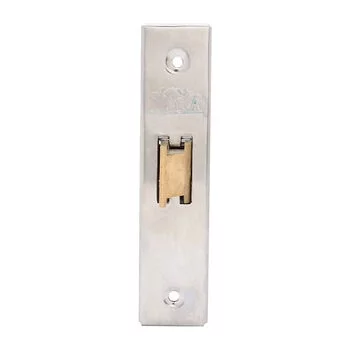 PLAZA PRIED BABY LATCH:- 8 PRIED MORTISE HANDLE + BABY LATCH IN STAINLESS STEEL FINISH LEVER HANDLES PLAZA Model: 8314