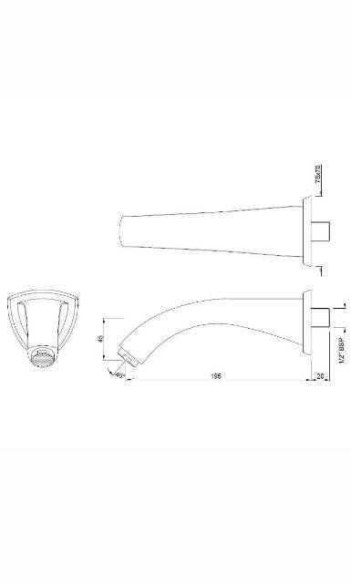 Bath Tub Spout | Model : SPJ-ABR-87429