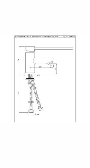Florentine Single Lever | Model : FLR-CHR-5033B
