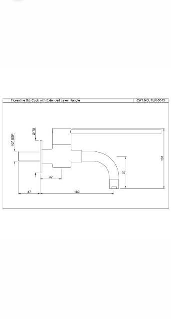 Florentine Bib Cock | Model : FLR-CHR-5043N