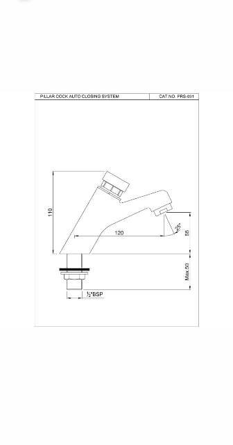 Pillar Cock Auto Closing System | Model : PRS-CHR-031