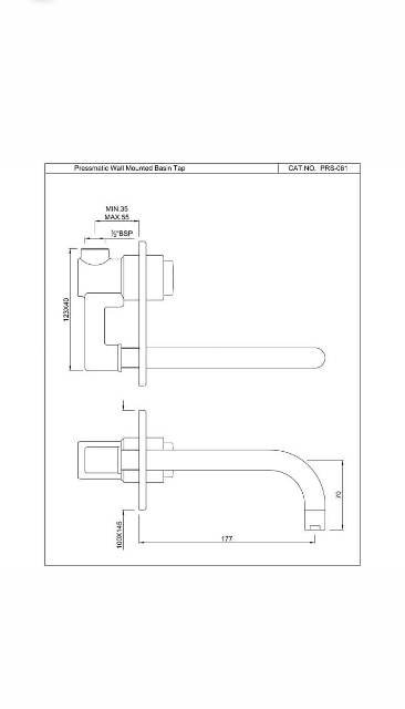 Wall Mounted Basin Tap (Auto Closing) | Model : PRS-CHR-061