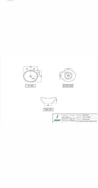 Table Top Basin | Model : CNS-WHT-903