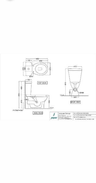 Couple Closet WC | Model : CNS-WHT-751P180SPP + CNS-WHT-201