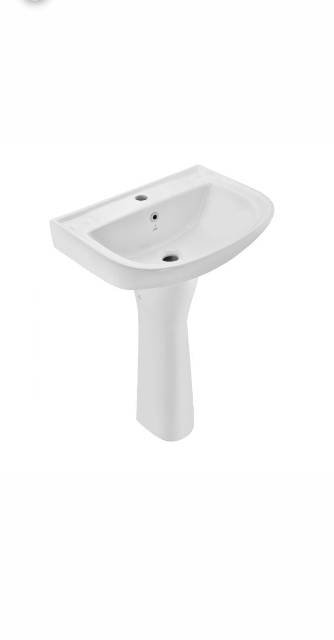 Wall Hung Basin With Full Pedestal | Model : CNS-WHT-801 + CNS-WHT-301