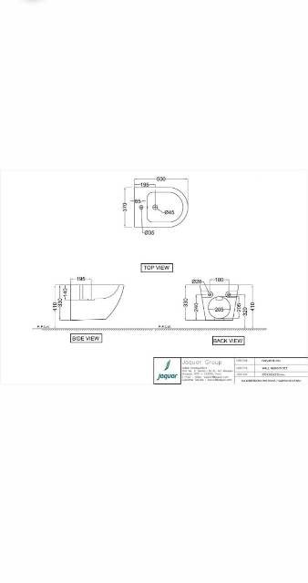 Wall Hung Bidet | Model : CNS-WHT-153