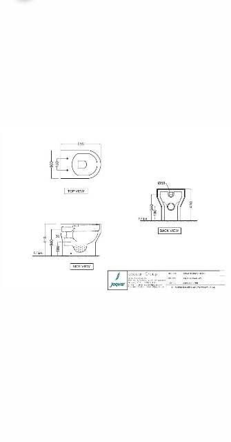 Back To Wall WC | Model : DIS-WHT-93955P180UF