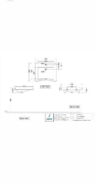 Wall Hung Basin | Model : DIS-WHT-93801