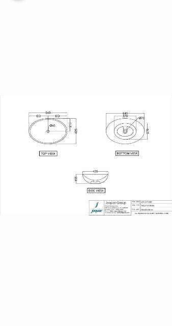 Table Top Basin | Model : JDS-WHT-25901