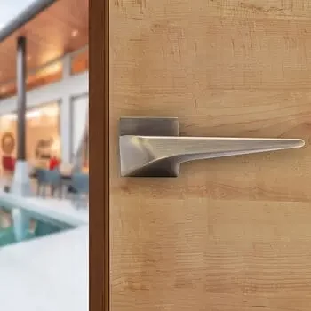 IPSA SMOKE MORTISE HANDLE ON ROSE IN MAB FINISH IPSA Model: 16552