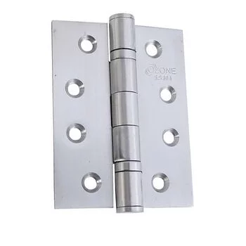 OZONE SS BUTT HINGES WITH TWO BALL BEARING. OZ-BH-2BB 4X3X3MM SS OZONE Model: OZ-BH-2BB 4X3X3MM SSS