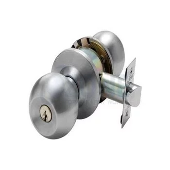 OZONE CYLINDRICAL LOCK WITH KEY OPERATION & PUSH BUTTON OCKL-11N 70MM SS OZONE Model: OCKL-11N 70MM SSS